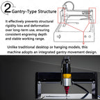 400W Electric Metal Marking Machine Dot Peen Marking Machine for Industrial Nameplate Dog Tag Steel Plate,3 Adjustable Force Levels,Marking Depth: 0.1-1.5mm,Marking Range 300 * 200MM