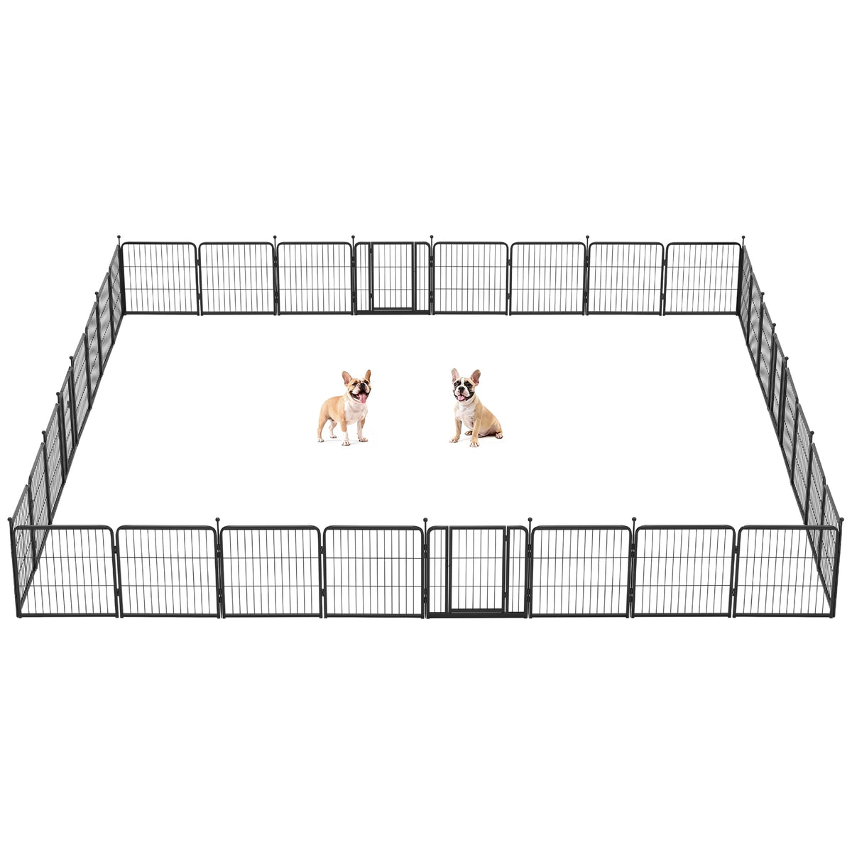 FXW Instant Dog Playpen with RV Step Grid for RV Camping, 40"H, 32 Panels