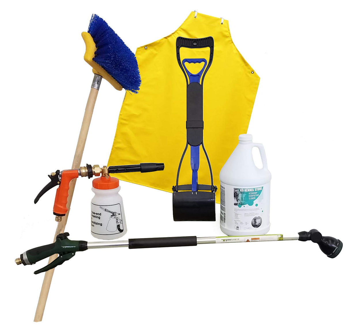 Basic Dog Kennel Cleaning Kit
