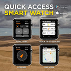 Dogtra 2 Dog Pathfinder 2 GPS Dog Tracker e Collar with PATHFINDER2 Green Add on Receiver LED Light No Monthly fees Free App Waterproof Smartwatch Control Long Range Multiple Dogs Smartphone Required