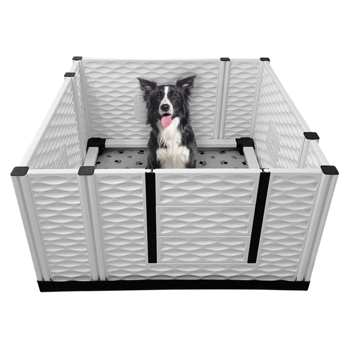 EZclassic Dog Whelping Box - Washable Pee Pad, Large 48"x48"x28"