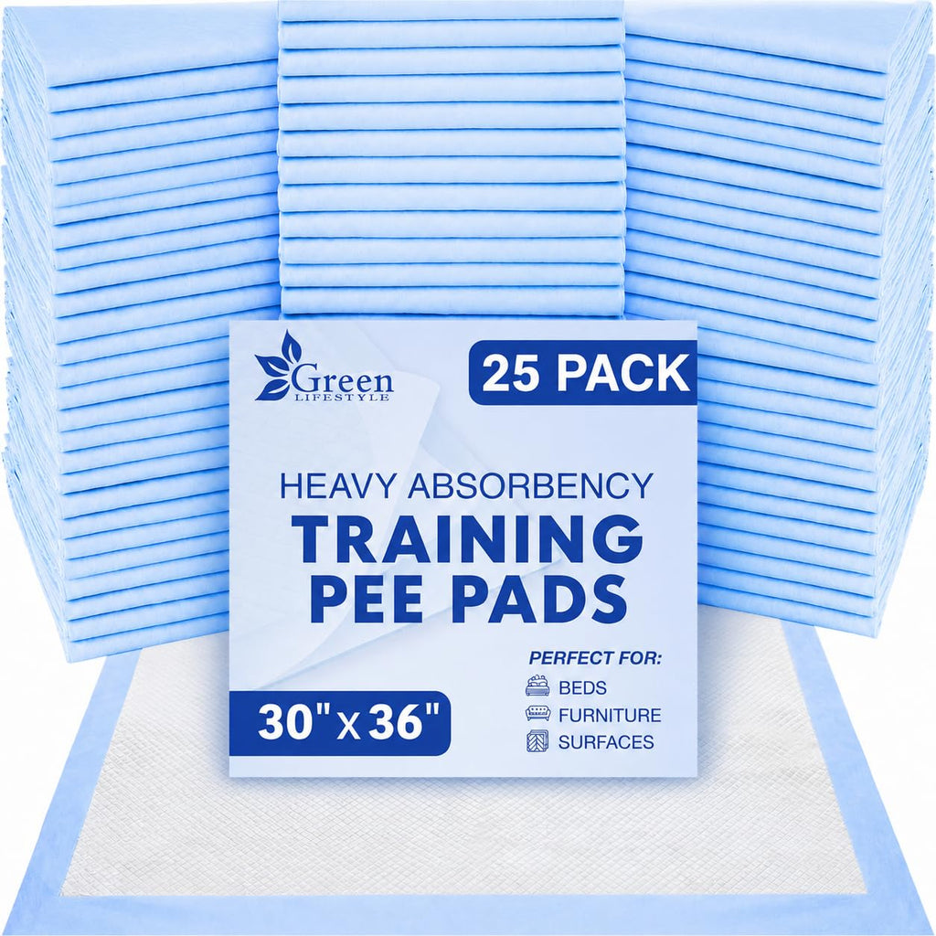 40 Pack Washable Pee Pads for Dogs 34"x36", Waterproof Puppy Pee Pads