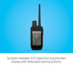 Garmin Alpha 200i Dog Tracking Handheld, Utilizes inReach Technology, Sunlight-readable 3.6" Touchscreen (010-02230-50)