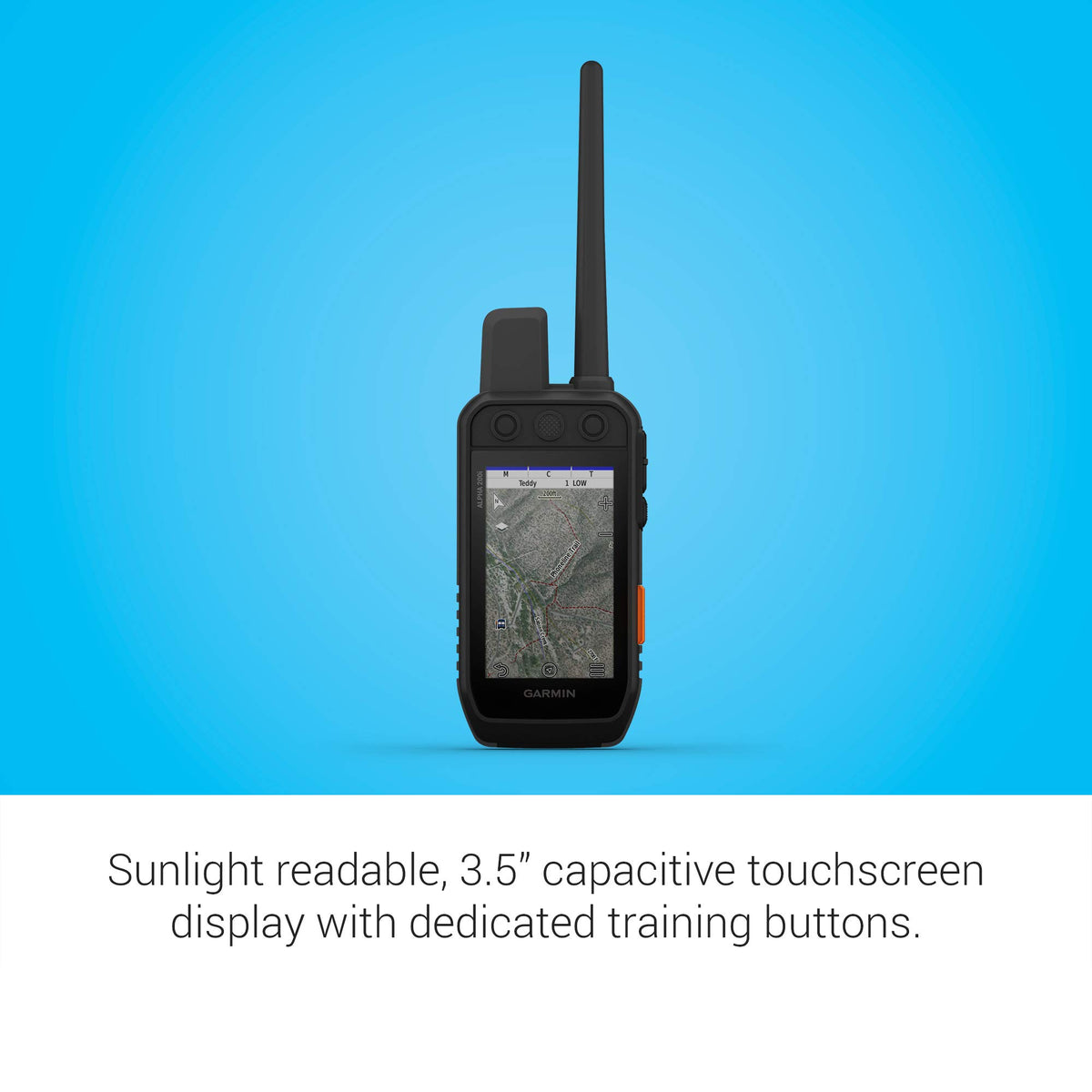 Garmin Alpha 200i Dog Tracking Handheld, Utilizes inReach Technology, Sunlight-readable 3.6" Touchscreen (010-02230-50)