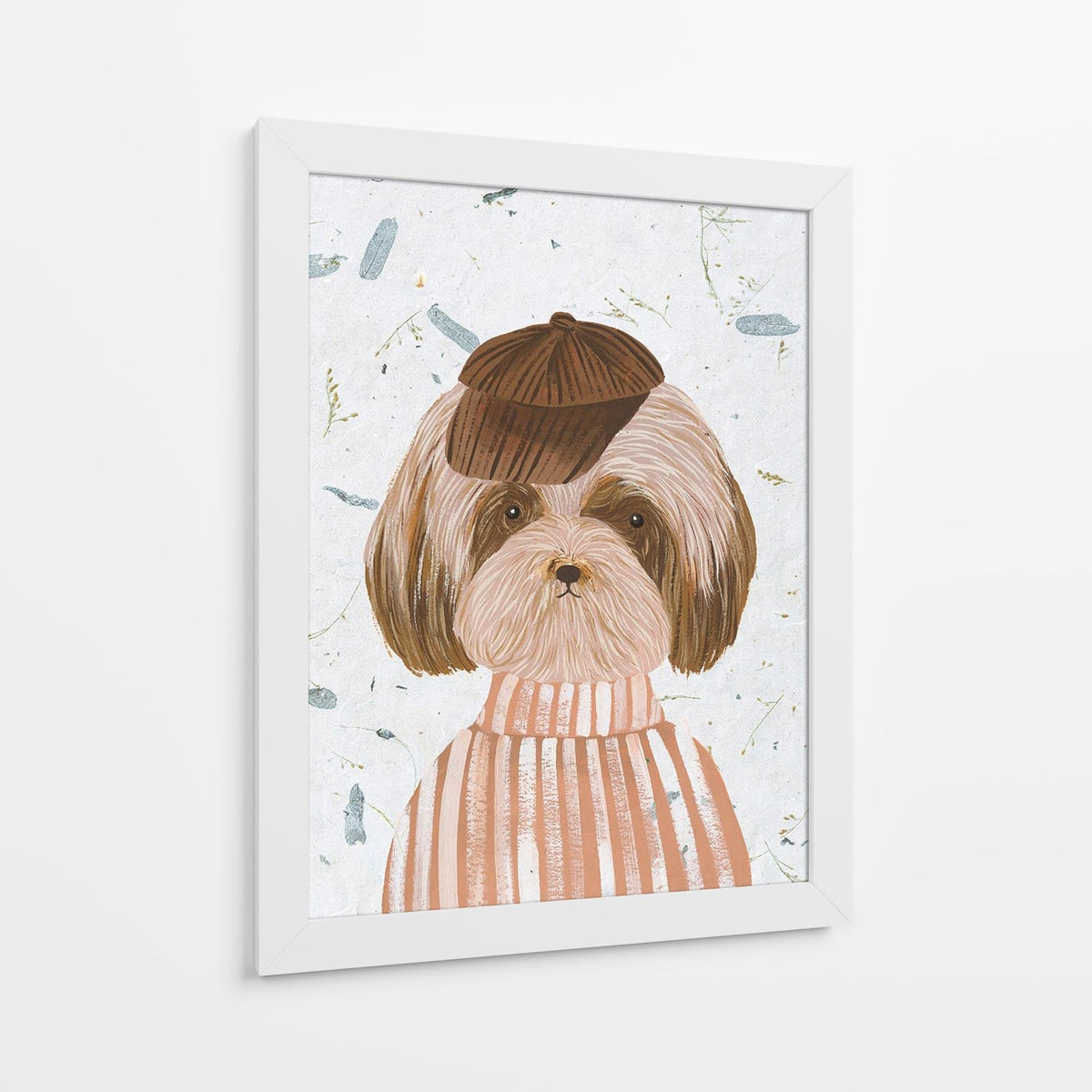 Canvas Lab | Hip Dog II by Melissa Wang | 30 x 40 in | Canvas Print Wall Art | Animals, Dogs, Nature | Wall Decor for Bedroom, Living Room or Office