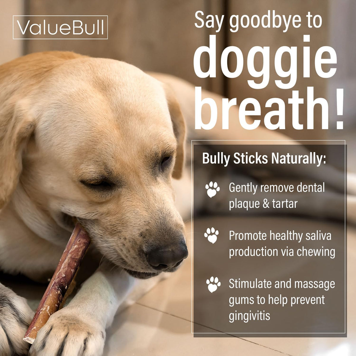 ValueBull Bully Sticks for Small Dogs, Thin 6 Inch, 400 Count