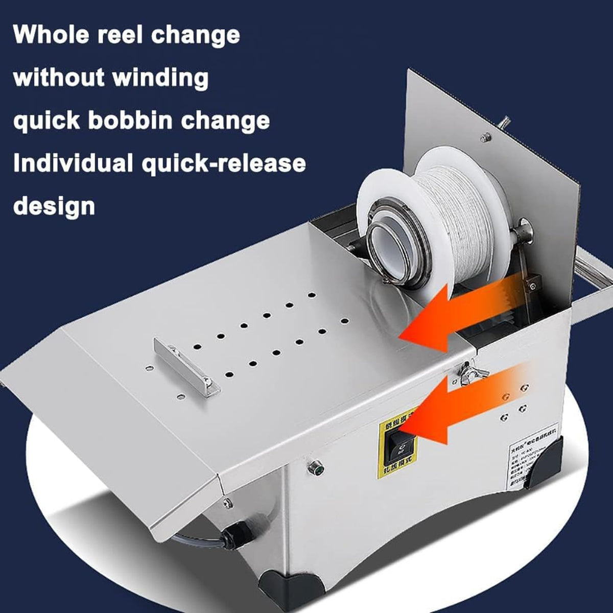 Commercial Hot Dog Binding Machine, Sausage Knot Machine, Binding Mode/Winding Mode, Portable Stainless Steel Kitchen Processor Tools For Kitchen Cooking, Dining - With Foot Pedal