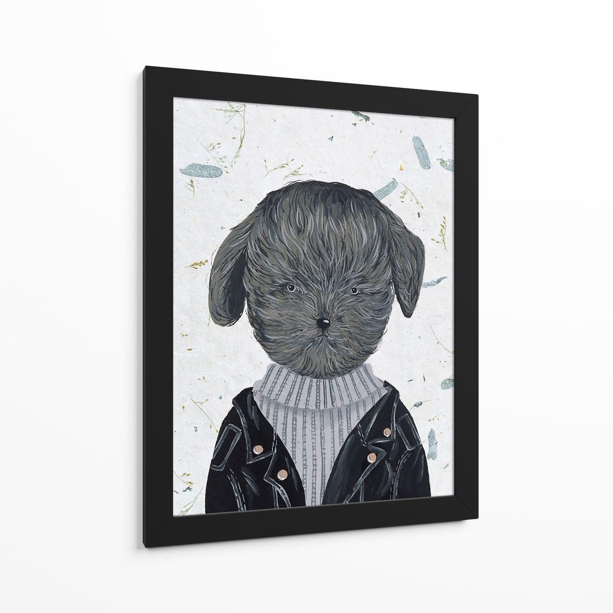 Canvas Lab | Hip Dog I by Melissa Wang | 30 x 40 in | Canvas Print Wall Art | Animals, Dogs, Nature | Wall Decor for Bedroom, Living Room or Office