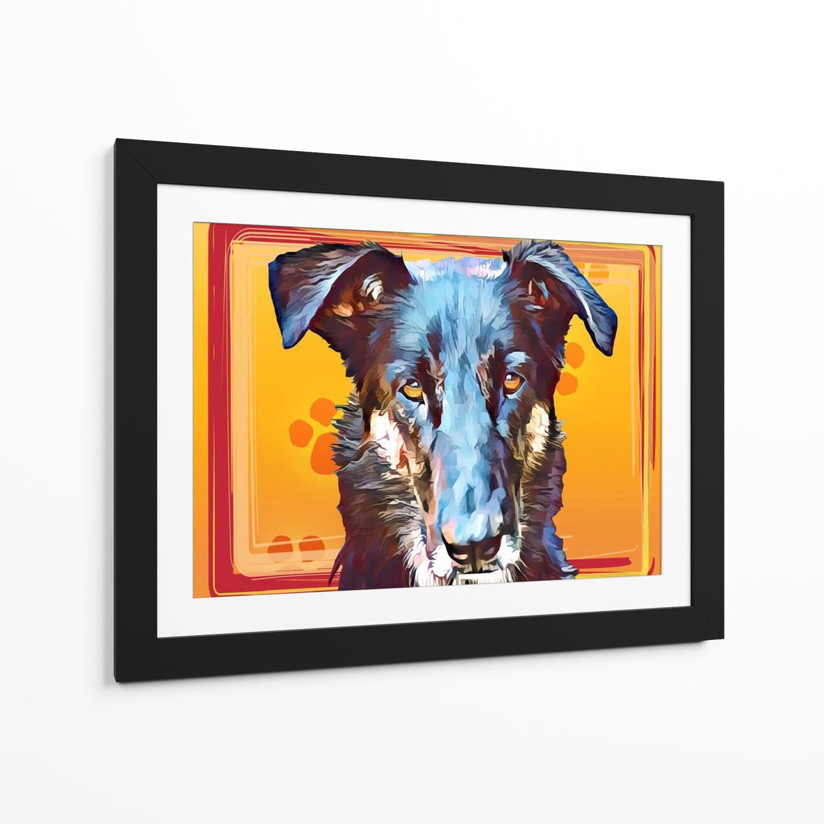 Canvas Lab | Pop Dog I by Leticia Herrera | 40 x 30 in | Canvas Print Wall Art | Animals, Dogs, Nature | Wall Decor for Bedroom, Living Room or Office