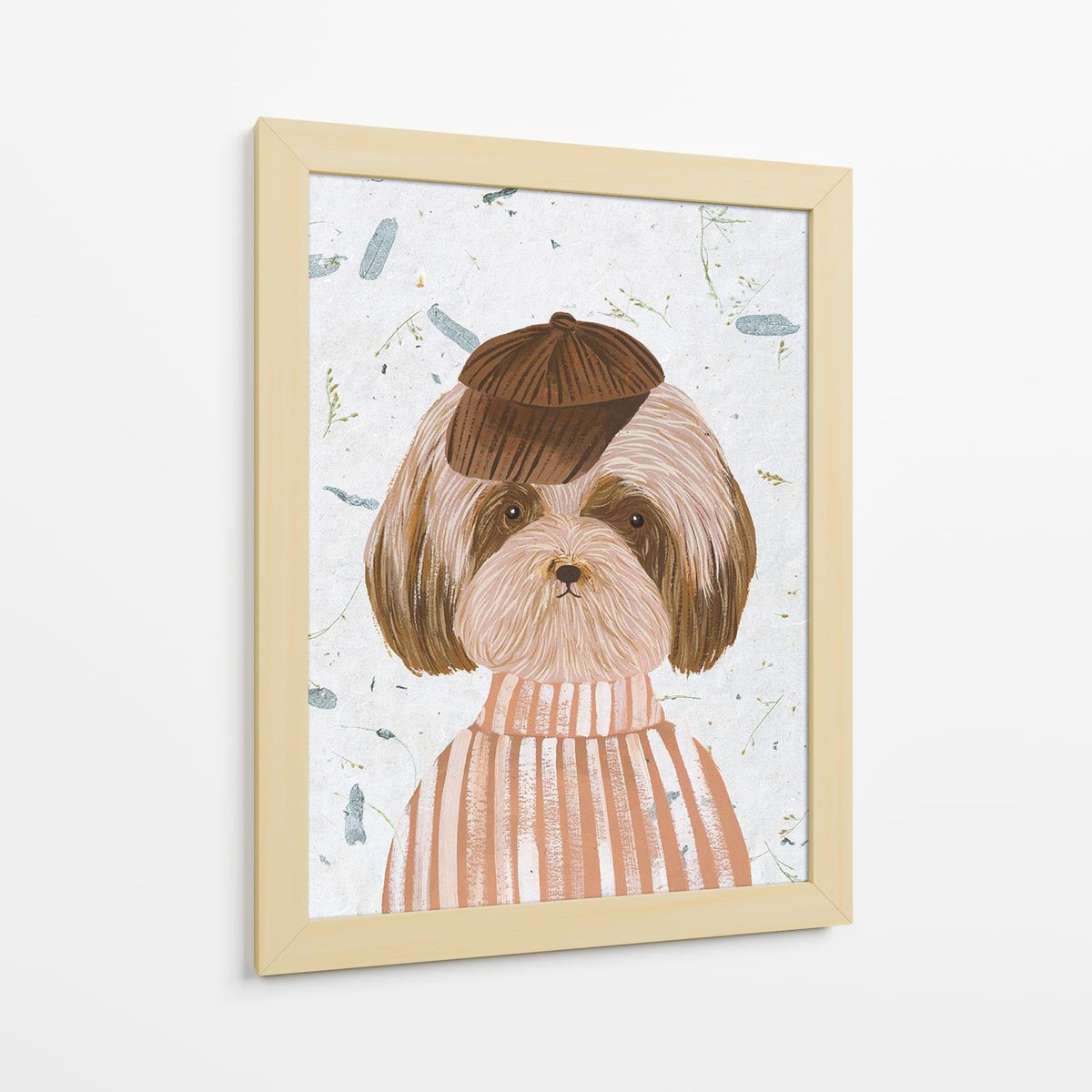 Canvas Lab | Hip Dog II by Melissa Wang | 30 x 40 in | Canvas Print Wall Art | Animals, Dogs, Nature | Wall Decor for Bedroom, Living Room or Office