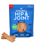 DOGSWELL Jerky Hip and Joint Dog Treats Grain Free Made in USA Only, Glucosamine and Chondroitin, 24 oz Chicken (Pack of 12)