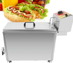 Professional Commercial Fryer Mazorca Corn, Kitchen Fryer with Stainless Steel Countertop, Fryer for Corn Dogs for Restaurants, Stores, Homes ~/