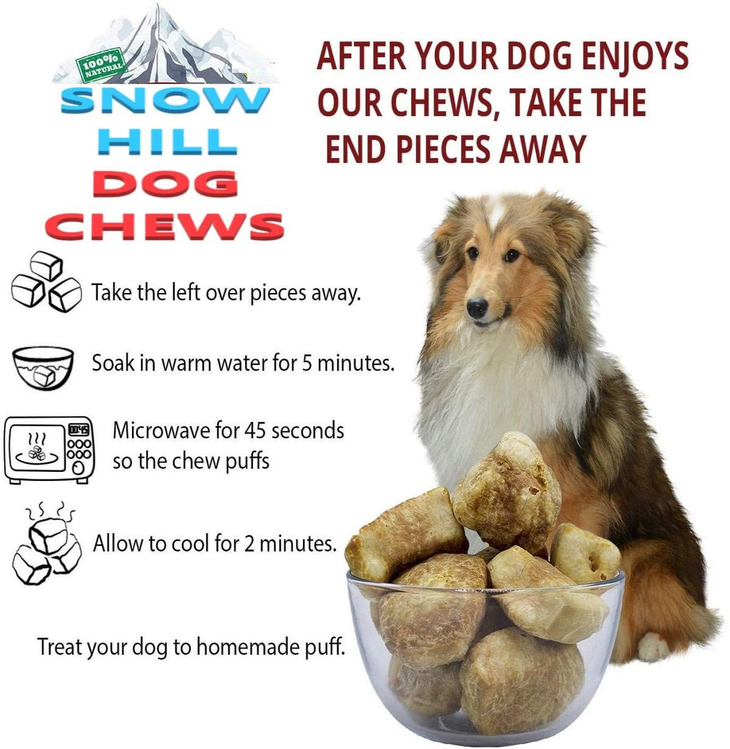 Snow Hill Himalayan Yak Cheese Dog Chews, Extra Large, 45 lb Bulk Pack - Long-Lasting for Power Chewers, All Natural, Healthy & Safe, Low Odor Yak Milk Chews Handmade in Nepal