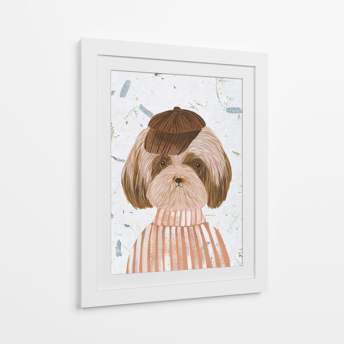 Canvas Lab | Hip Dog II by Melissa Wang | 30 x 40 in | Canvas Print Wall Art | Animals, Dogs, Nature | Wall Decor for Bedroom, Living Room or Office