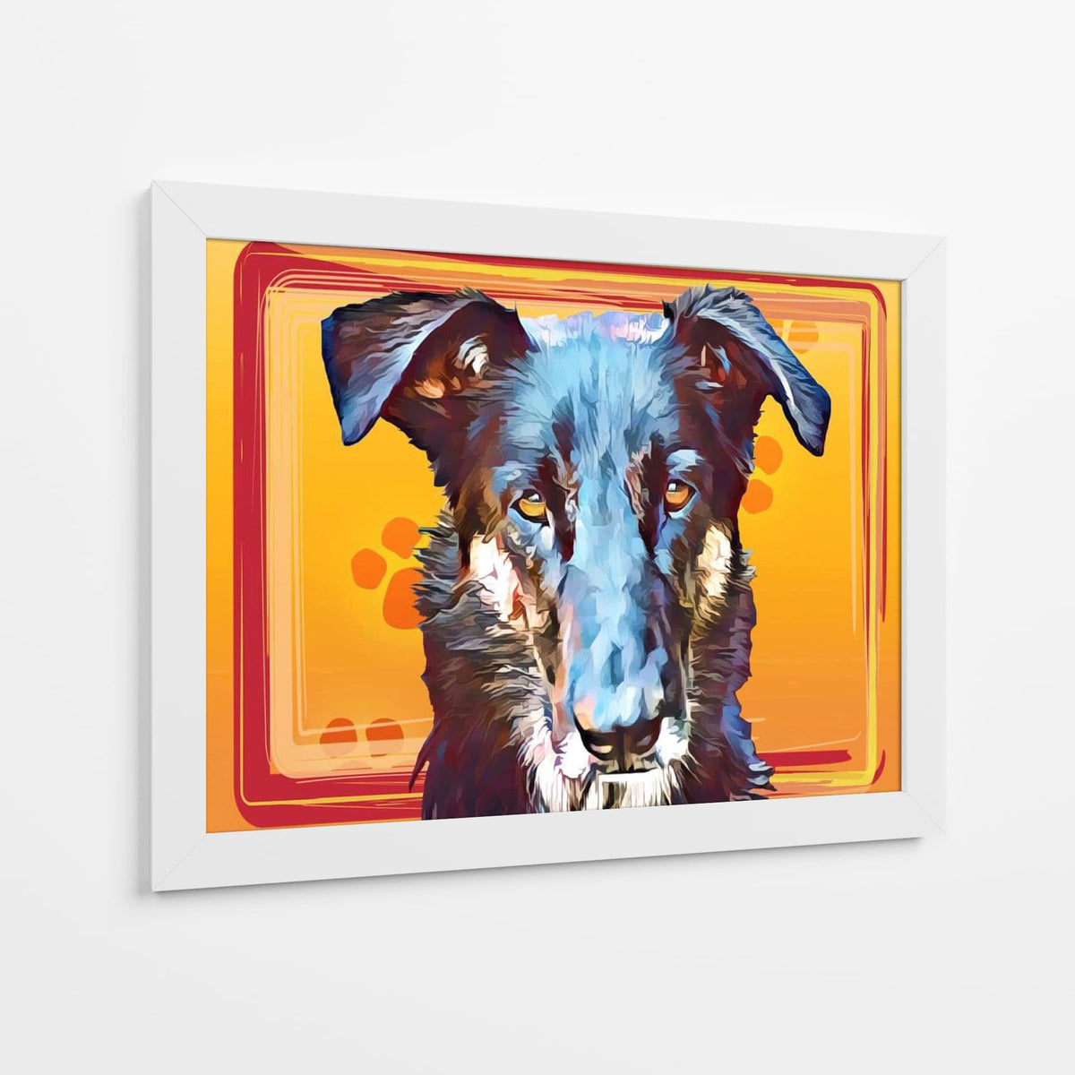 Canvas Lab | Pop Dog I by Leticia Herrera | 40 x 30 in | Canvas Print Wall Art | Animals, Dogs, Nature | Wall Decor for Bedroom, Living Room or Office