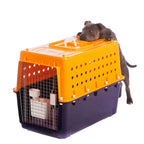 Pet Crate - Durable, Heavy Duty Dog Cat Kennel, Airline Approved Pet Carrier, Pet Palace Dog Kennel, Travel Dog and Cat Crate for Large Dogs Indoor or Outdoor, 7 Sizes