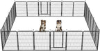 FXW Instant Dog Playpen with RV Step Grid for RV Camping, 40"H, 32 Panels