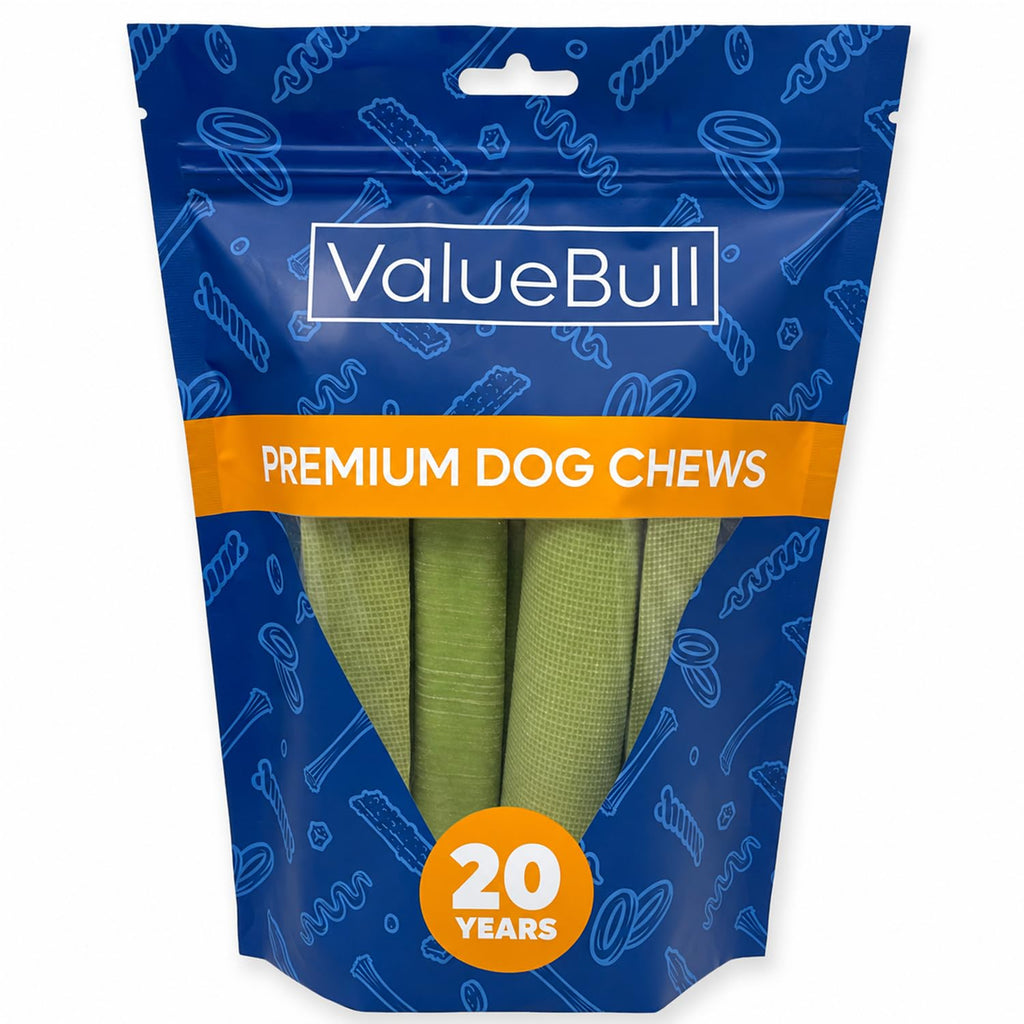ValueBull Himalayan Yak Cheese Dog Chews, Mint, Large, 100 Count