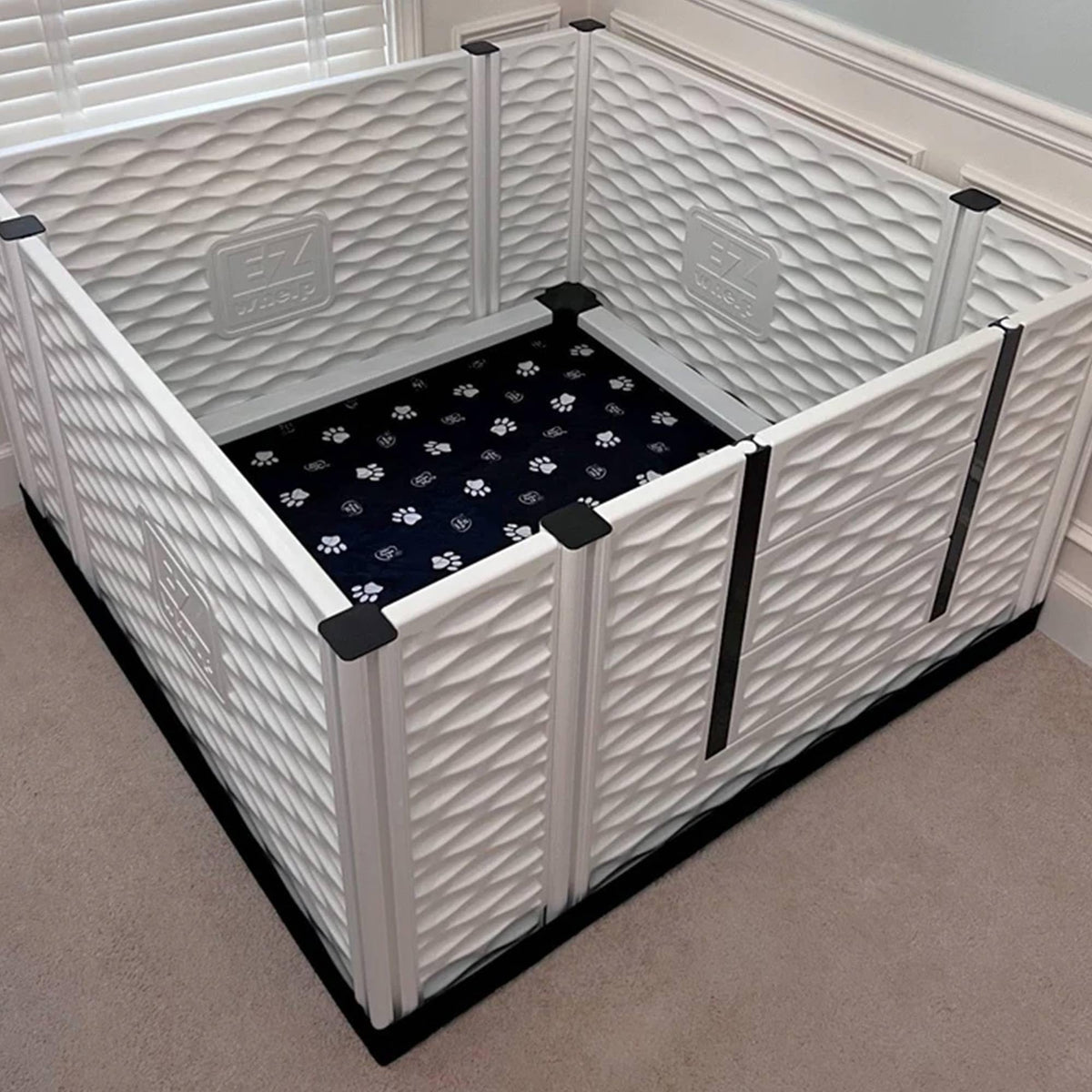 EZclassic Dog Whelping Box - Washable Pee Pad, Large 48"x48"x28"