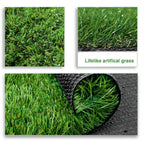 GL Artificial Grass Turf Customized Sizes, Artificial Lawn for Dogs, 20MM Thick Faux Grass, Synthetic Outdoor Indoor Rug Area 5FTX70FT(350 Square FT)