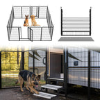 FXW Instant Dog Playpen with RV Step Grid for RV Camping, 40"H, 32 Panels