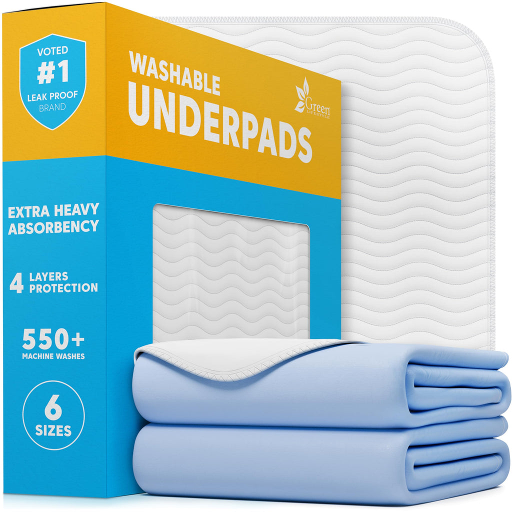 40 Pack Washable Pee Pads for Dogs 34"x36", Waterproof Puppy Pee Pads