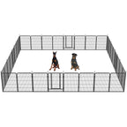 FXW Instant Dog Playpen with RV Step Grid for RV Camping, 40"H, 32 Panels