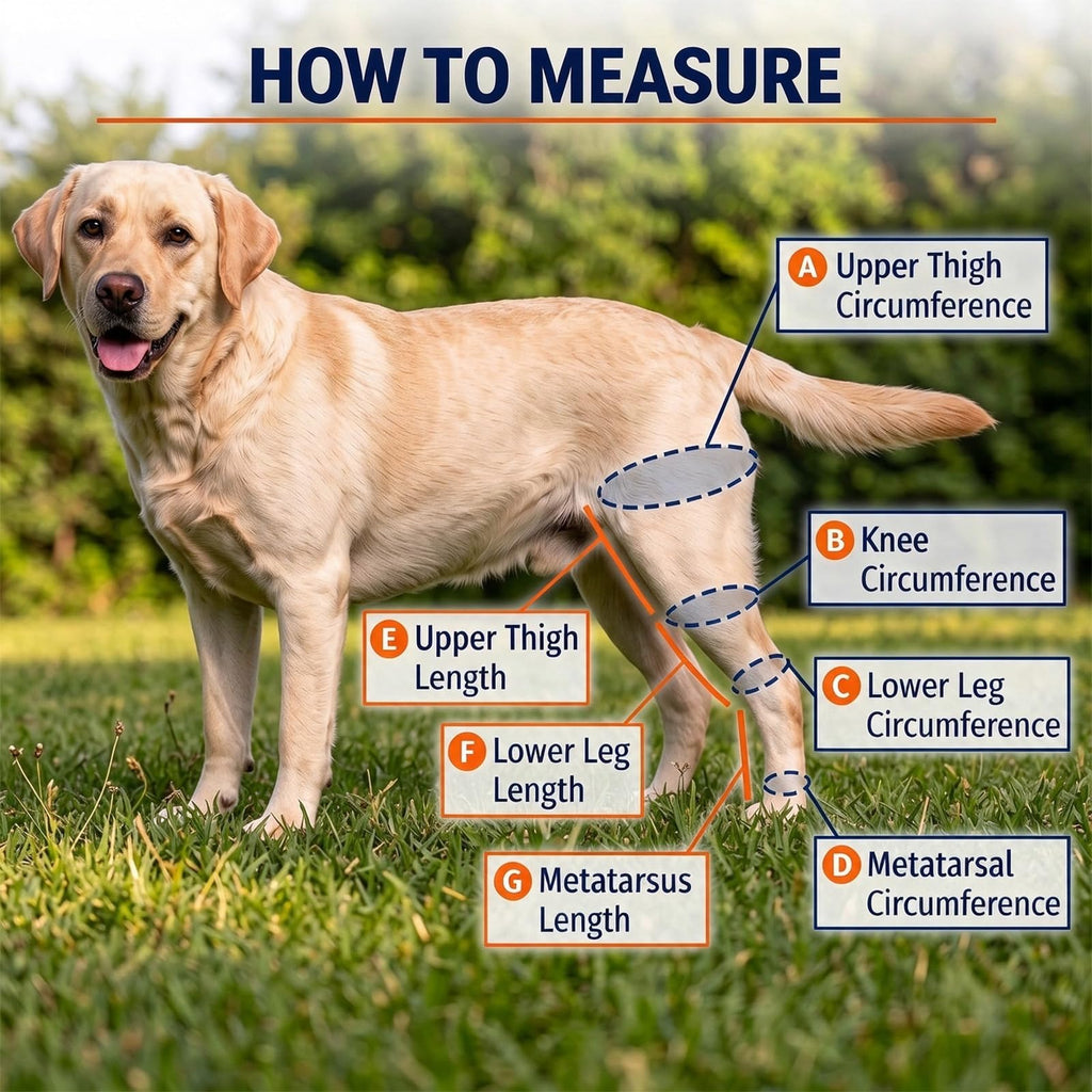 ,Left Leg,120/143LBS,Custom 3D Printed Dog Knee Brace for Hind Leg, Adjustable Support for Torn ACL & CCL, Stabilizing Joint Brace for Dogs