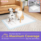 PetsWorld Pee Pads for Dogs 37x54 XXXL | Dog Training Pads 400 Count