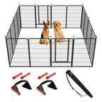 FXW Instant Dog Playpen with RV Step Grid for RV Camping, 40"H, 32 Panels