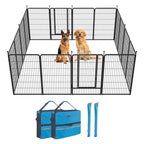 FXW Instant Dog Playpen with RV Step Grid for RV Camping, 40"H, 32 Panels