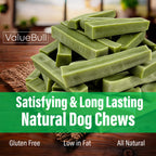 ValueBull Himalayan Yak Cheese Dog Chews, Mint, Large, 100 Count