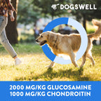 DOGSWELL Jerky Hip and Joint Dog Treats Grain Free Made in USA Only, Glucosamine and Chondroitin, 24 oz Chicken (Pack of 12)
