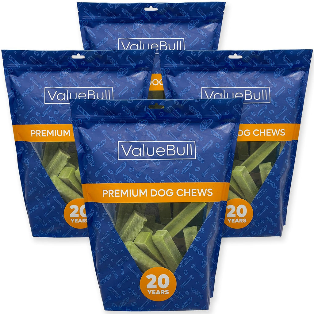 ValueBull Himalayan Yak Cheese Dog Chews, Mint, Large, 100 Count