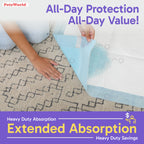 PetsWorld Pee Pads for Dogs 37x54 XXXL | Dog Training Pads 400 Count