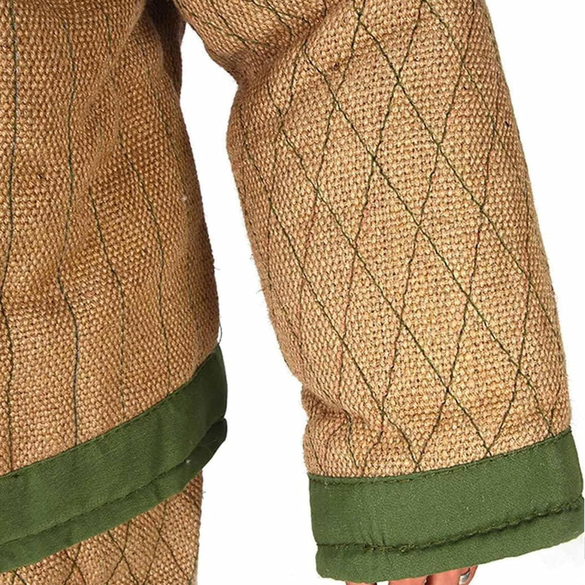 Dog Training Protective Clothing, Small Medium-Sized Dog Outdoor Anti-bite Body Protective Clothing (Beige)