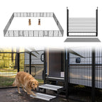 FXW Instant Dog Playpen with RV Step Grid for RV Camping, 40"H, 32 Panels