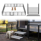 FXW Instant Dog Playpen with RV Step Grid for RV Camping, 40"H, 32 Panels