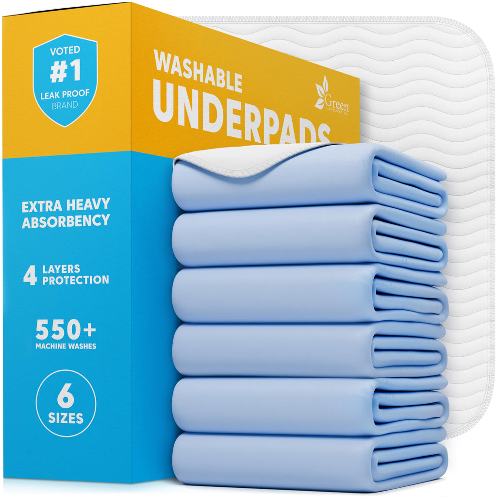 40 Pack Washable Pee Pads for Dogs 34"x36", Waterproof Puppy Pee Pads
