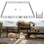 FXW Instant Dog Playpen with RV Step Grid for RV Camping, 40"H, 32 Panels
