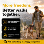 Educator EZ-902 E Collar for Dog Training with Remote - 1/2 Mile Range, Waterproof, 256 Blunt Stimulation Levels, Tone or Vibration Mode, Night Light for Small, Medium & Large Dogs (2 Dogs)