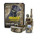 Dogtra 1900X Black Edition E-Collar - 1 Mile Range, Dogs 45 lbs+, IPX9K Waterproof, 100 Stimulation Levels, Vibration, Tone, Rechargeable - Ideal for Dog Owners and Professional Trainers
