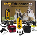 Educator EZ-902 E Collar for Dog Training with Remote - 1/2 Mile Range, Waterproof, 256 Blunt Stimulation Levels, Tone or Vibration Mode, Night Light for Small, Medium & Large Dogs (2 Dogs)