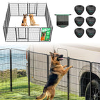 FXW Instant Dog Playpen with RV Step Grid for RV Camping, 40"H, 32 Panels
